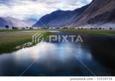 Natural landscape in Nubra valley Natural landscape in Nubra valley 33539739