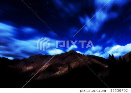 Landscape at night 33539792