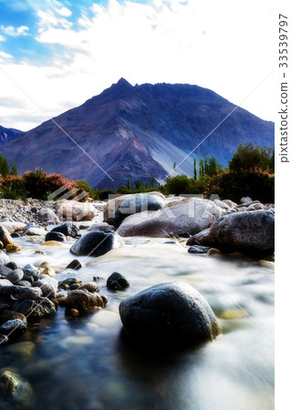 Natural landscape in Nubra valley 33539797
