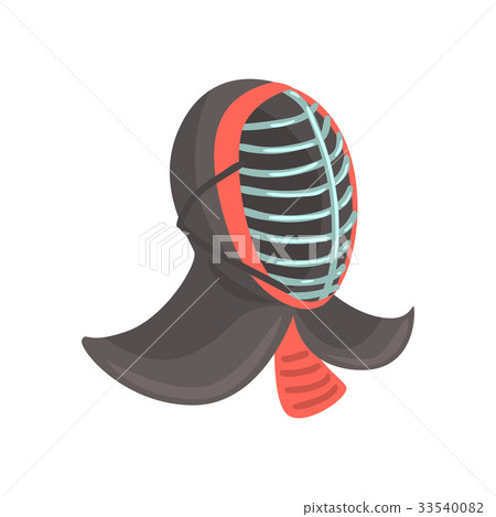 Japanese fencing mask to practice kendo, Japanese 33540082