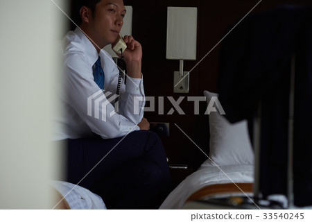 Businessman (request room service) Businessman (request room service) 33540245
