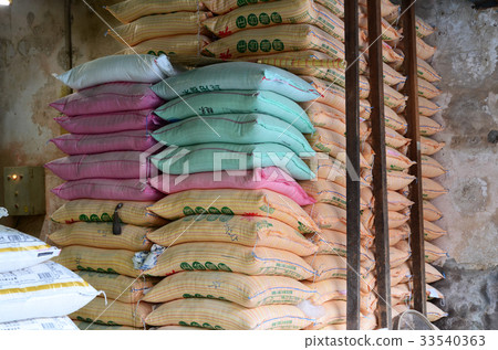 Warehouse of rice 33540363