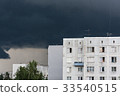 Thunderstorm over the city of Riga, Imanta, Latvia 33540515