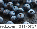 Large bright juicy appetizing blueberry closeup 33540517