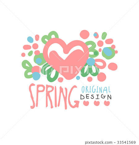 Spring, love logo template original design Spring, love logo template original design 33541569