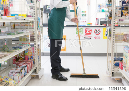 Shop convenience store cleaning cleaning mop 33541898