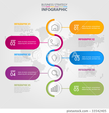 Business infographics design template Business infographics design template 33542405