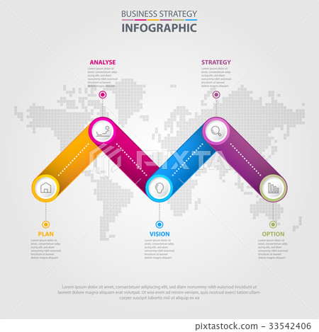 Business infographics design template Business infographics design template 33542406