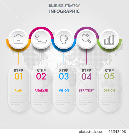 Business infographics design template Business infographics design template 33542408