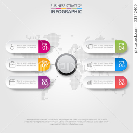 Business infographics design template Business infographics design template 33542409