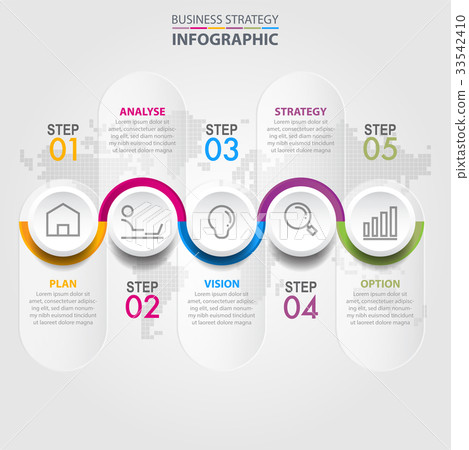 Business infographics design template Business infographics design template 33542410