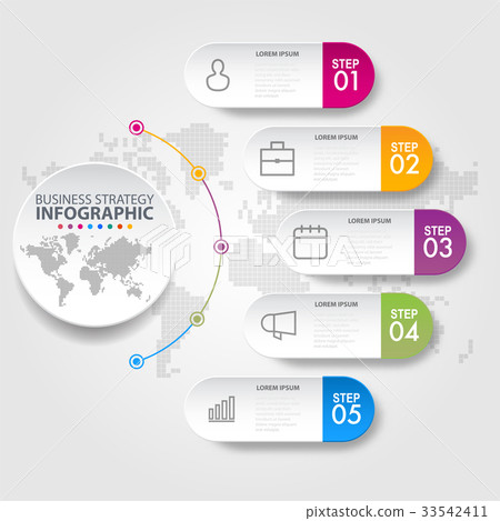 Business infographics design template Business infographics design template 33542411