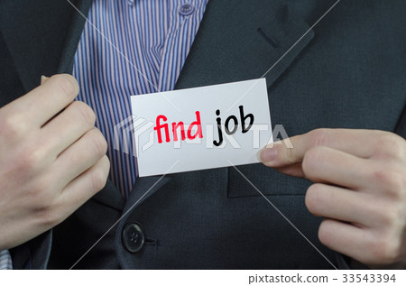 Find job text concept Find job text concept 33543394