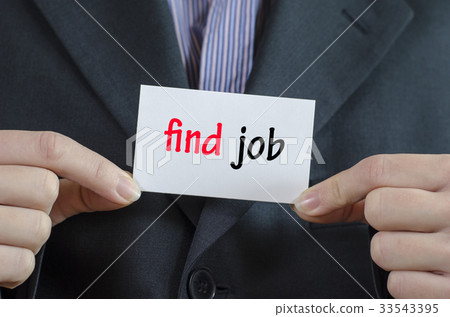 Find job text concept Find job text concept 33543395