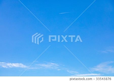 Midsummer sky Blue rainy sky cloud Copy space Wide copy space General-purpose sky Midsummer sky Blue rainy sky cloud Copy space Wide copy space General-purpose sky 33543876