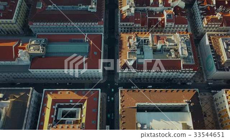 Sky view from the charming city of Lisbon and its 33544651