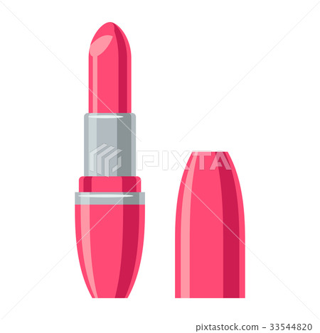 Lipstick for make up. Illustration of object on 33544820