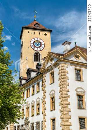 Altes Rathaus, the old town hall in Regensburg 33545790
