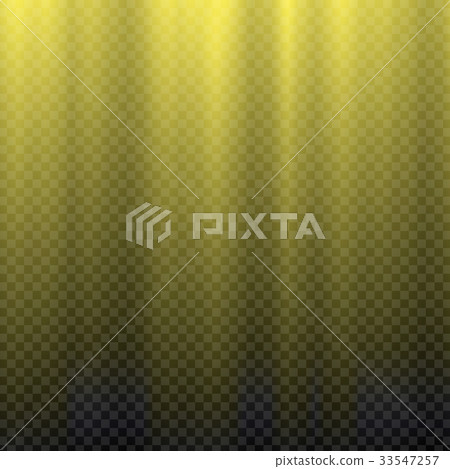 Yellow sun rays flare 33547257
