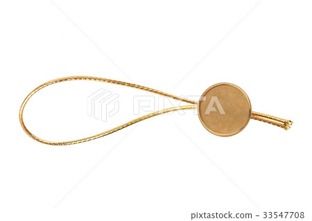 golden metallic seal swing tag 33547708