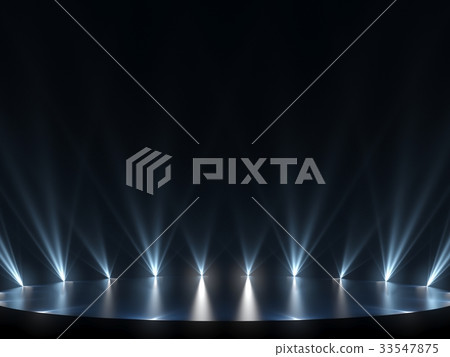 Free stage with lights, lighting devices Free stage with lights, lighting devices 33547875
