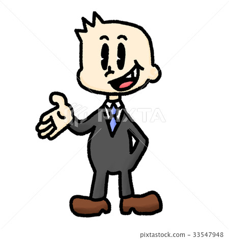 3頭和身體的商人 33547948