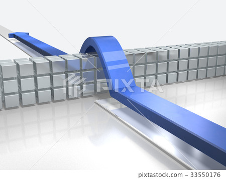 Concept image to get over obstacles 33550176