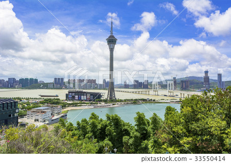 Macau historic cityscape 33550414