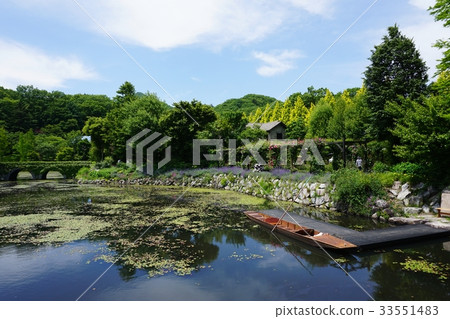 Karuizawa lake garden of beauty like a picture postcard 33551483