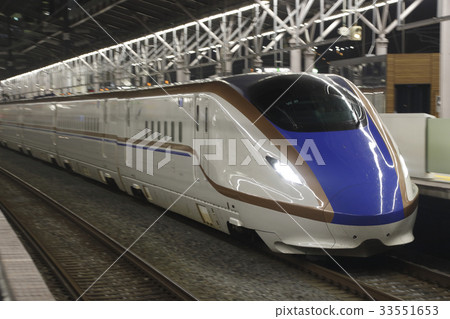 Hokuriku Shinkansen E 7 series (follow shot) Hokuriku Shinkansen E 7 series (follow shot) 33551653