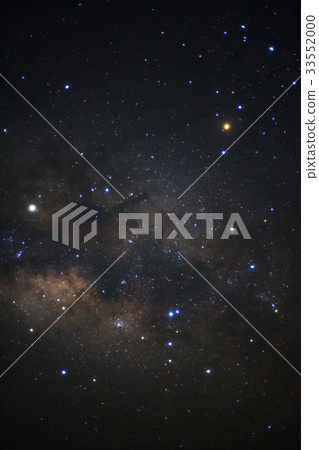 The center of milky way galaxy with stars  33552000