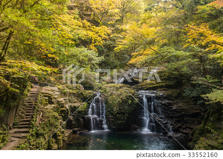 Akame 48 waterfalls fall One of the five Akame five waterfalls Akame 48 waterfalls fall One of the five Akame five waterfalls 33552160