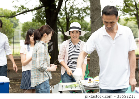 Outdoor barbecue 33552215