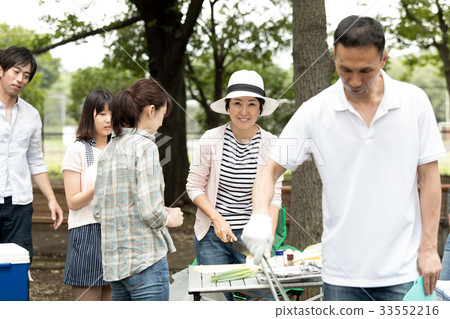 Outdoor barbecue 33552216