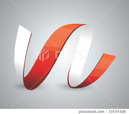 Modern 3D Design Tag or Label. 33554386