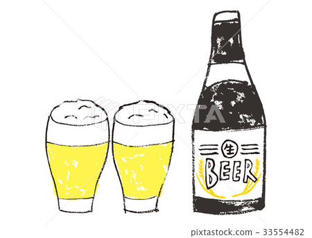 啤酒水彩 33554482