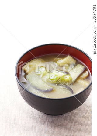 茄子和炒味噌湯3 茄子和炒味噌湯3 33554791
