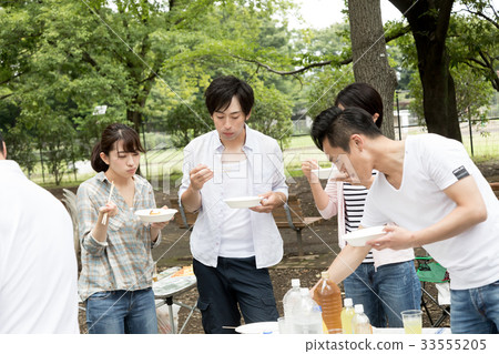 Barbecue, camping, outdoor 33555205