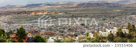 panorama of Antananarivo capital of Madagascar 33555406