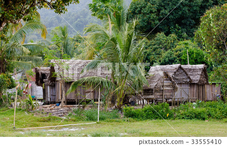Africa malagasy huts in Maroantsetra, Madagascar Africa malagasy huts in Maroantsetra, Madagascar 33555410