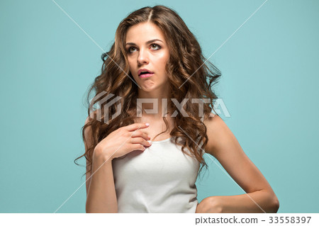 The portrait of disaffected woman The portrait of disaffected woman 33558397