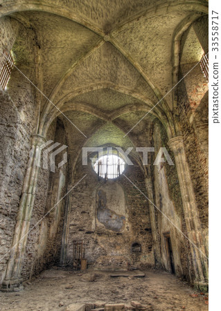 Old ruins of abandone d church 33558717