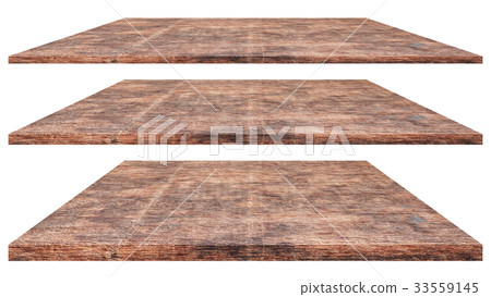 Wood floor isolated on white background. Wood floor isolated on white background. 33559145
