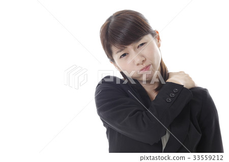 OL image suffering from stiff shoulders 33559212