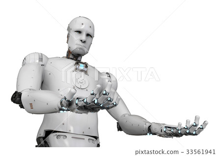 robot open hands robot open hands 33561941
