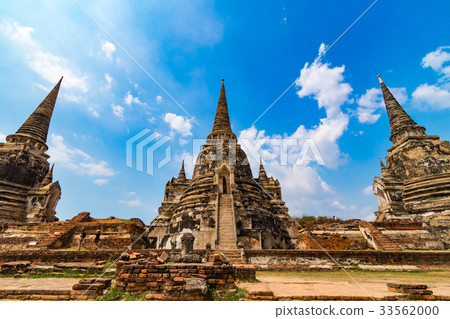 [World Heritage in Ayutthaya] Wat Phra Si Sanphet, Bangkok, Bus Tour 33562000