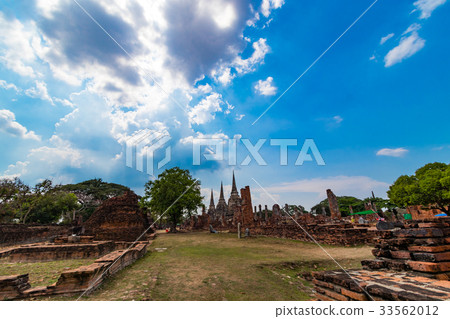 [World Heritage in Ayutthaya] Wat Phra Si Sanphet, Bangkok, Bus Tour 33562012