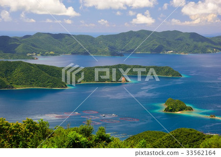 Oshima strait 01 seen from Amami ten scenery Yui dake 33562164