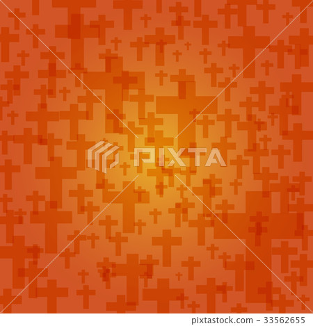 background dark orange color halloween crucifix 33562655