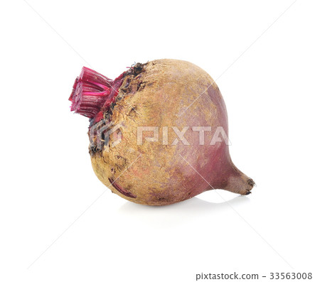 Fresh beetroot isolated on white Fresh beetroot isolated on white 33563008